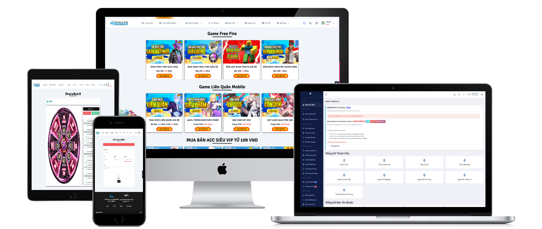 SHOP ACC V3 - CMSNT - Version Mới Nhất